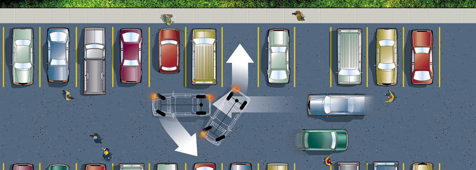 Angle parking