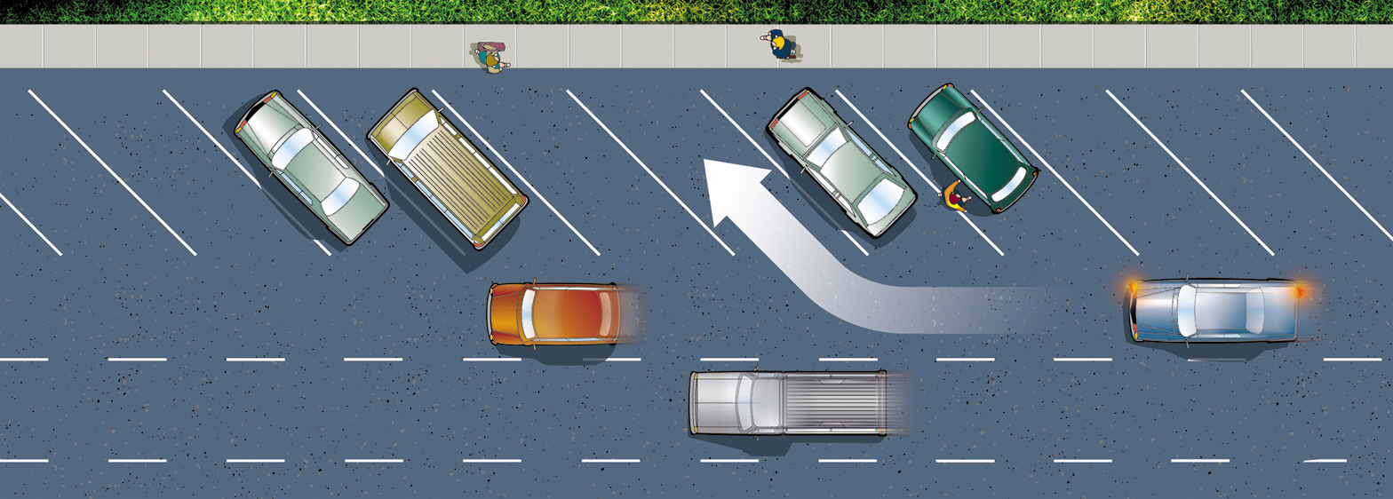 Angle parking